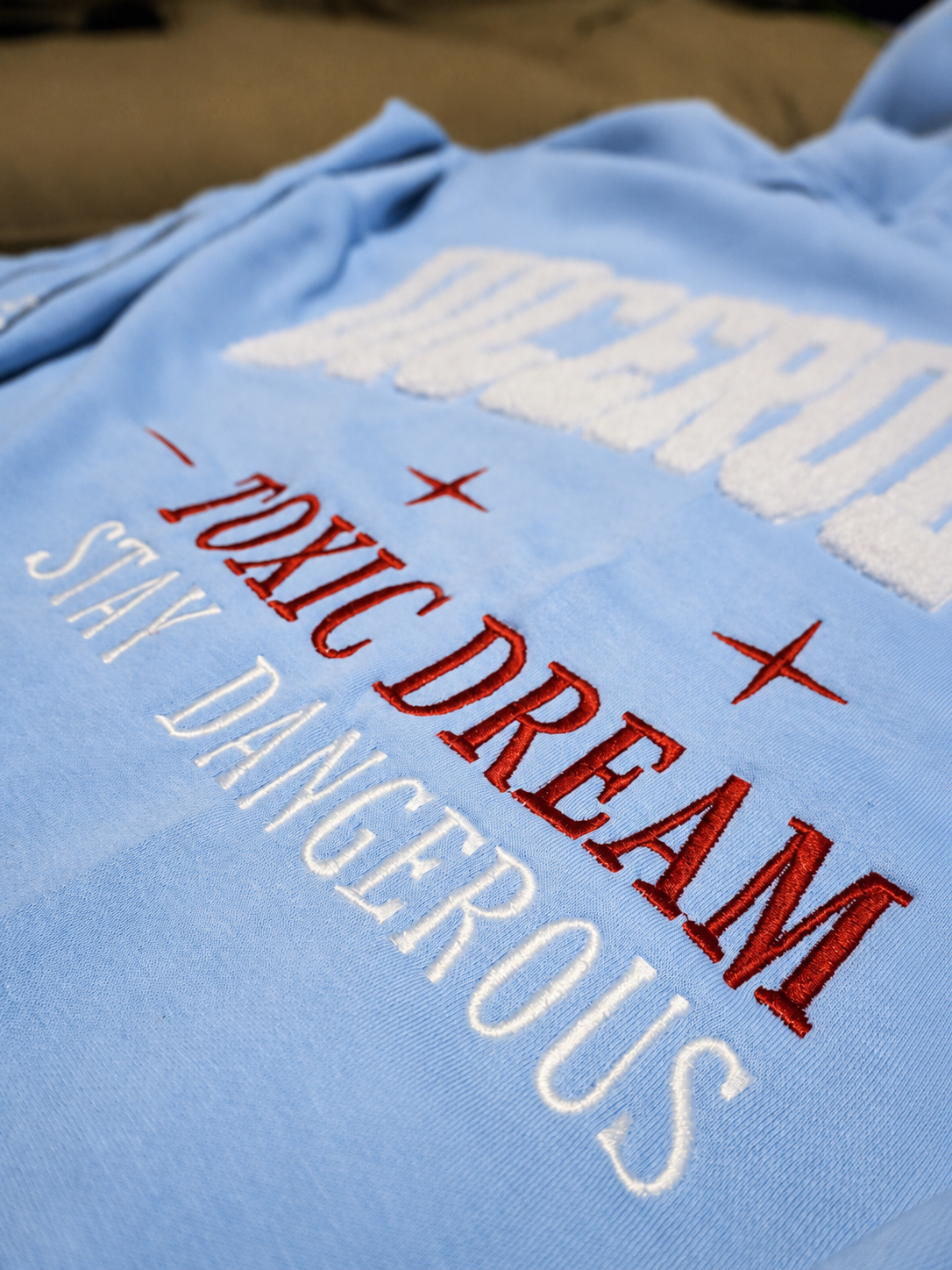 Electric Baby Blue Hoodie