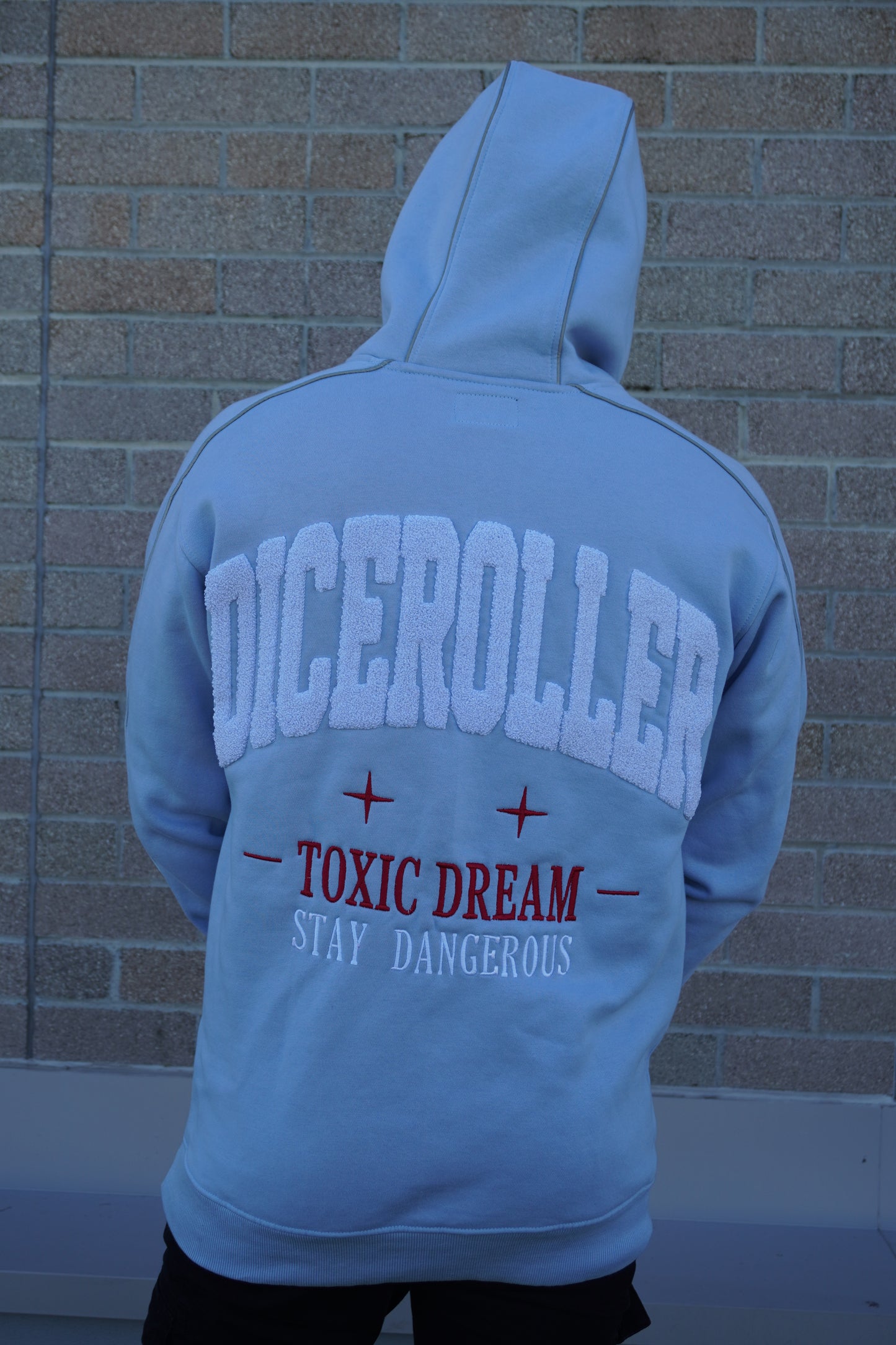 Electric Baby Blue Hoodie