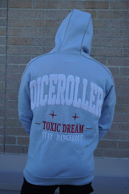 Electric Baby Blue Hoodie