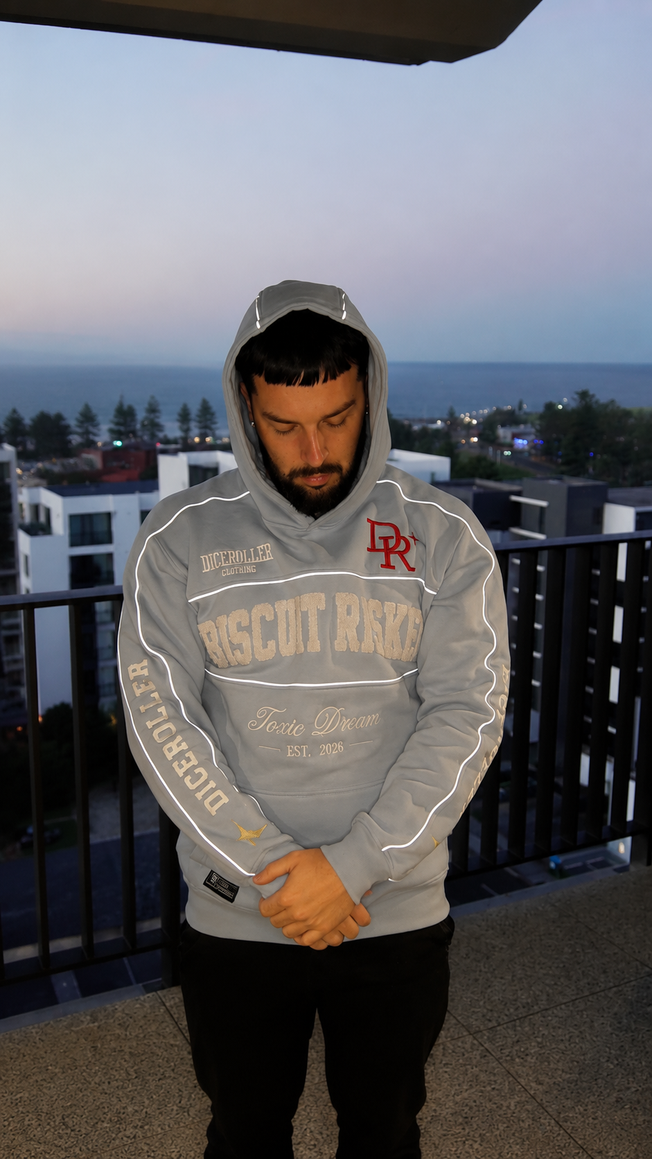 Electric Baby Blue Hoodie