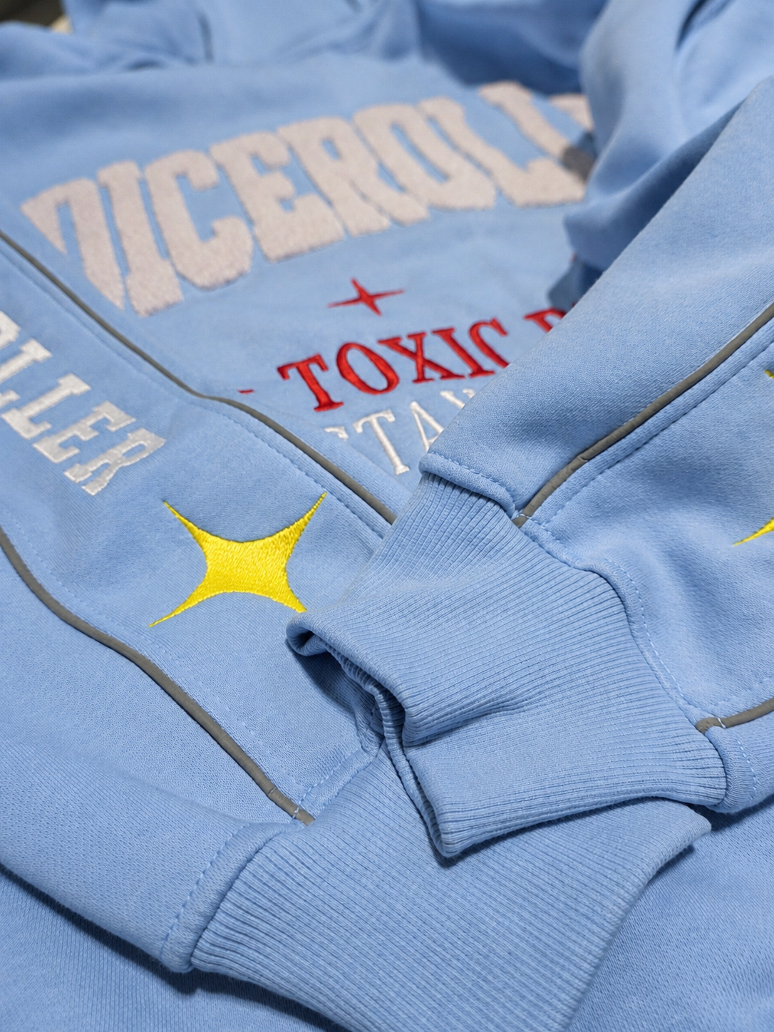 Electric Baby Blue Hoodie